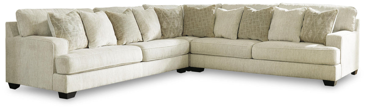Rawcliffe Parchment 5-Piece Sectional - Ornate Home