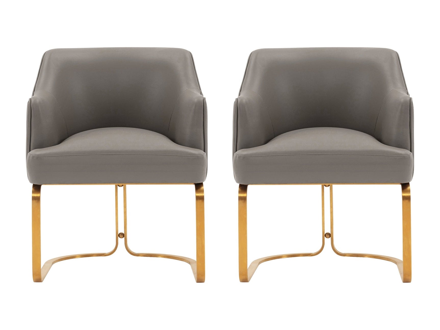 Raya Dining Armchair in Taupe (set of 2) - Ornate Home