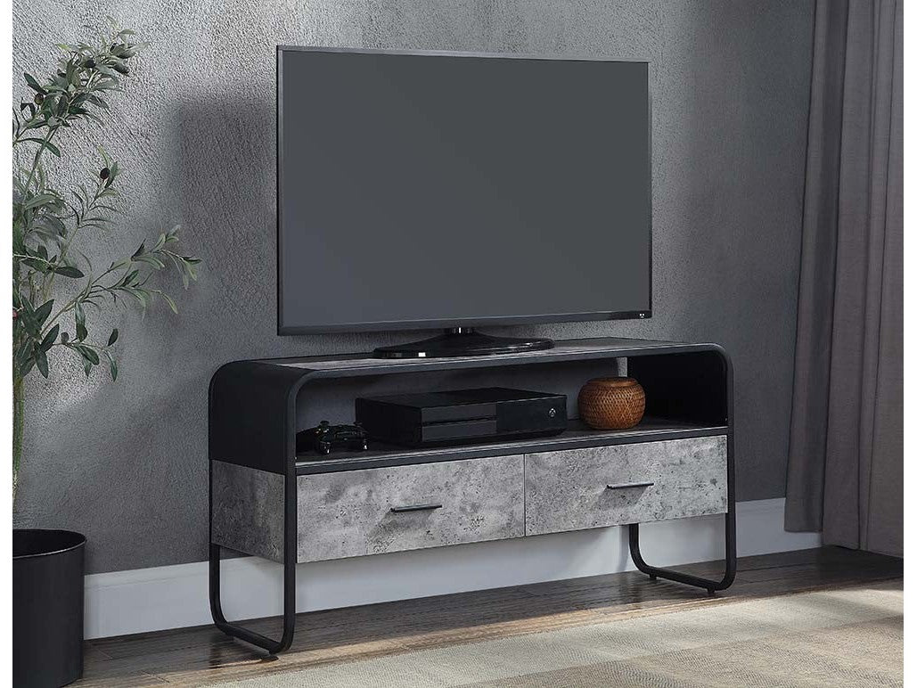 Raziela Black TV Stand - Ornate Home