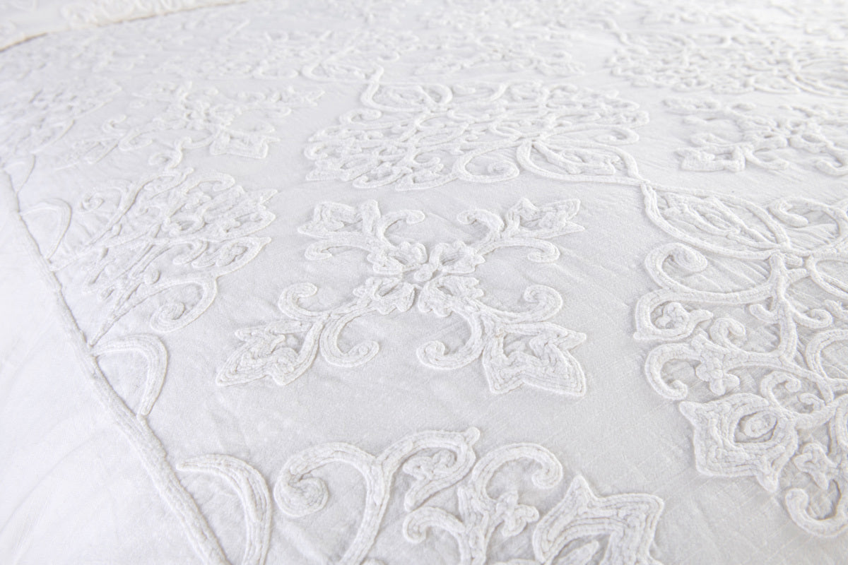 Reagan White Duvet Collection - Ornate Home