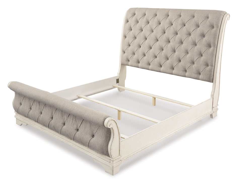 Realyn California King Sleigh Bed - Ornate Home