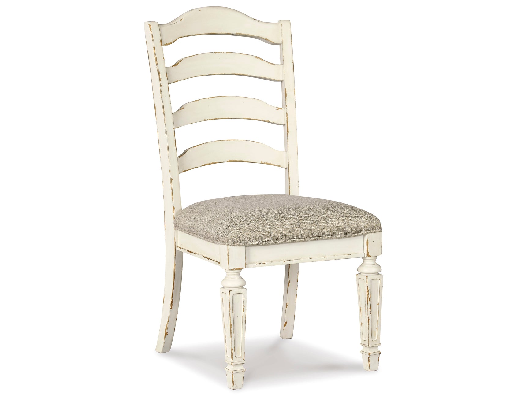 Realyn Chipped White Dining Chair (Set of 2) (Online Special Price) - Ornate Home