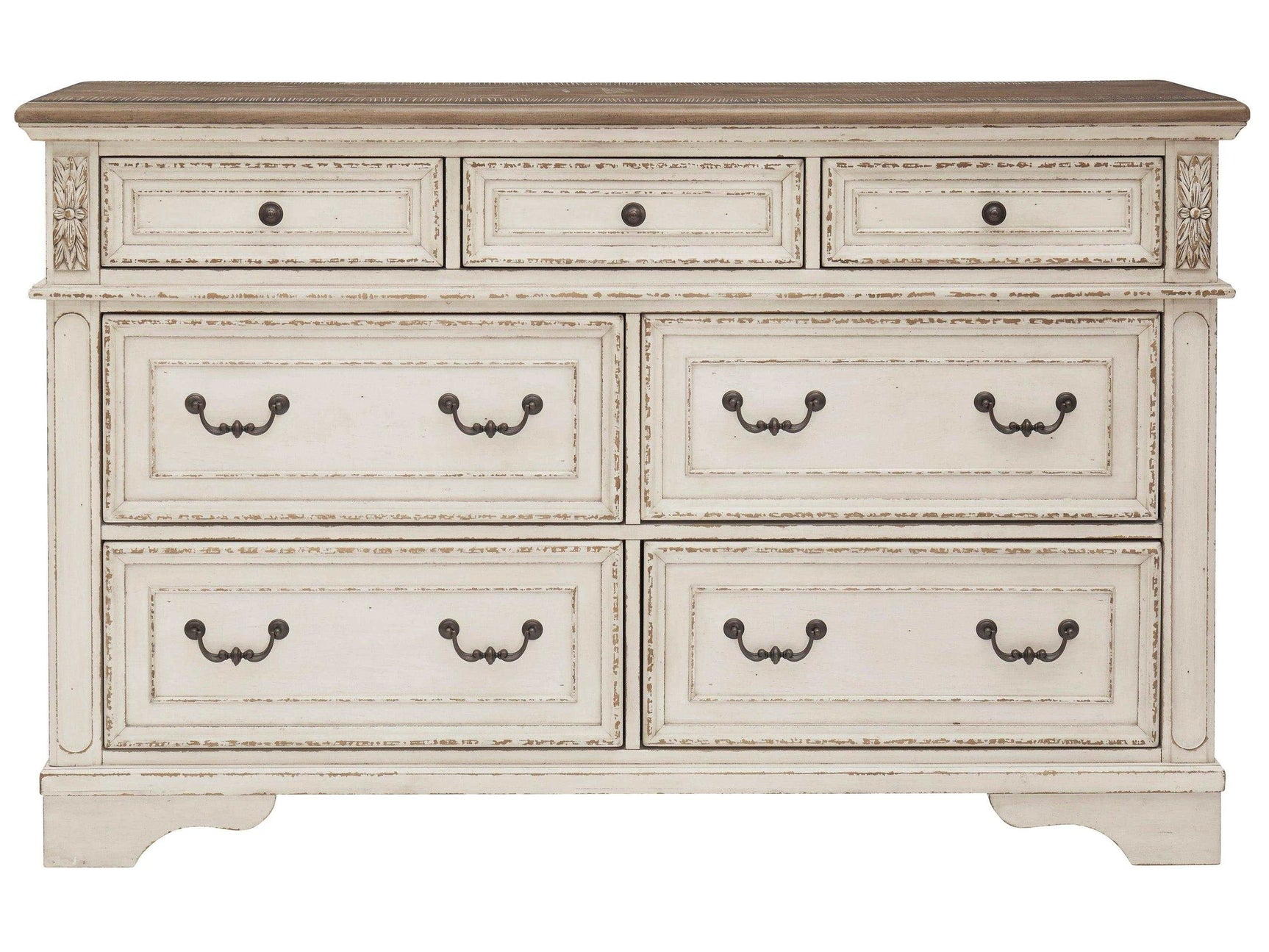 Realyn Mirrored Dresser w/ 7 Drawer (Online Special Price) - Ornate Home