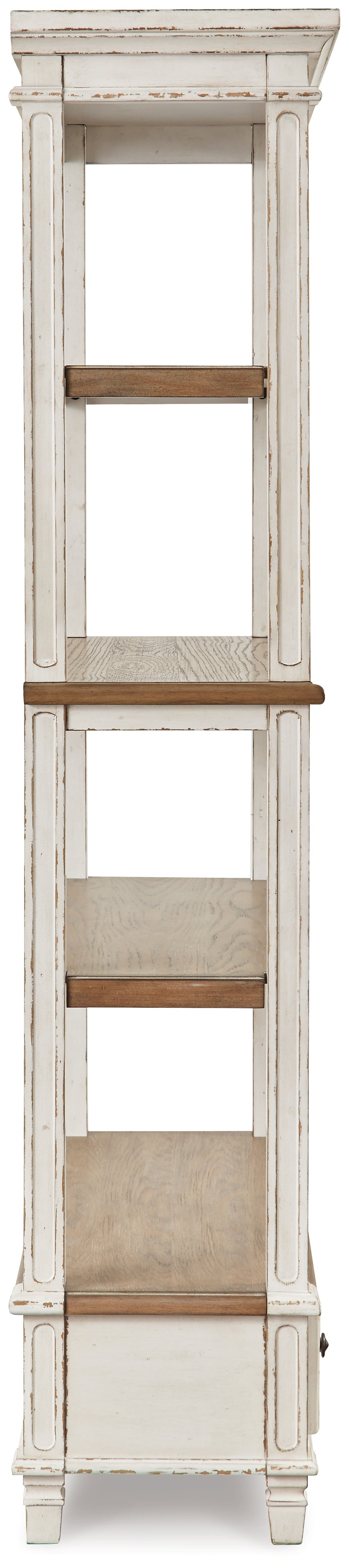 Realyn Two-tone Lift-top Desk, L-shaped Desk and 4 Bookcases (Online Special Price) - Ornate Home