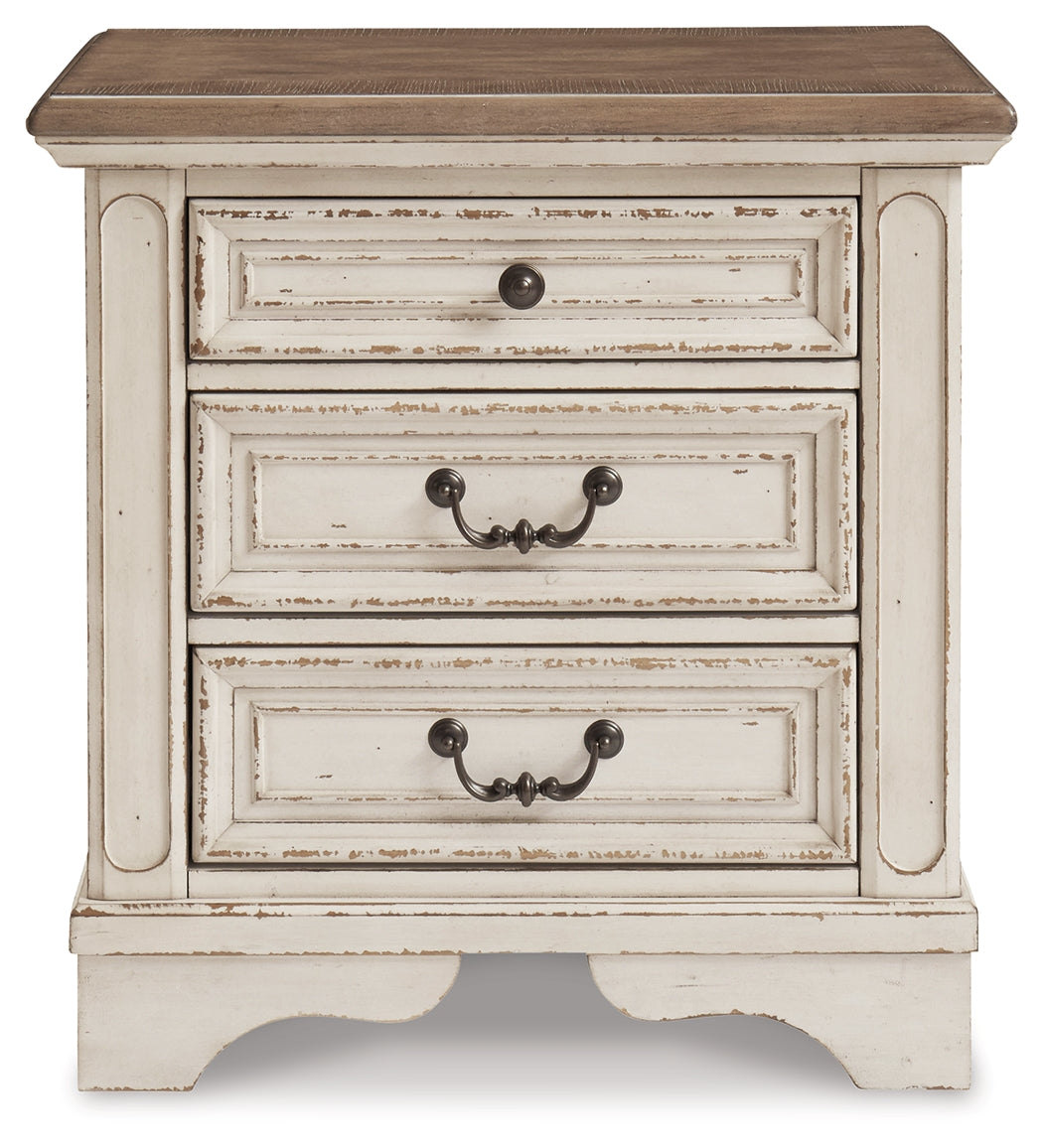 Realyn Two-tone Twin Day Bed with Storage, Dresser, Mirror and Nightstand (Online Special Price) - Ornate Home