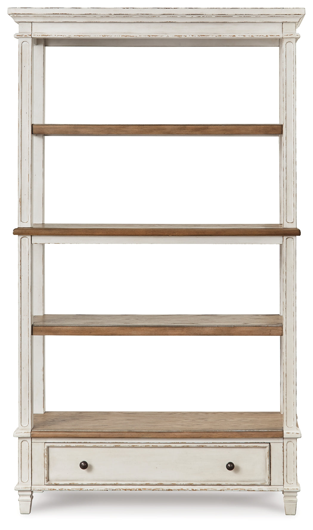 Realyn White/Brown Desk and Bookcase (Online Special Price) - Ornate Home