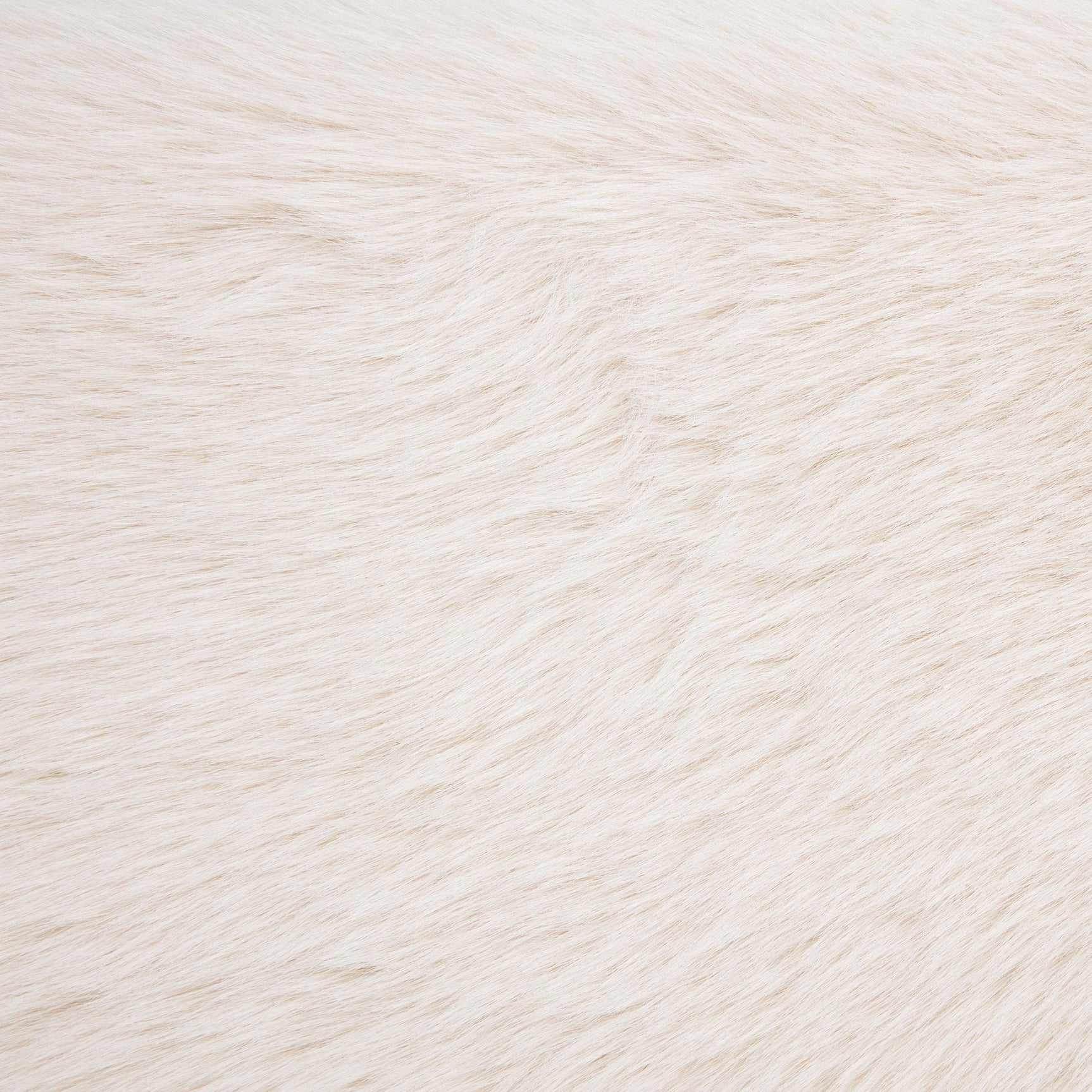 Rebecca Cream Faux Fur Upholstered Queen Bed - Ornate Home