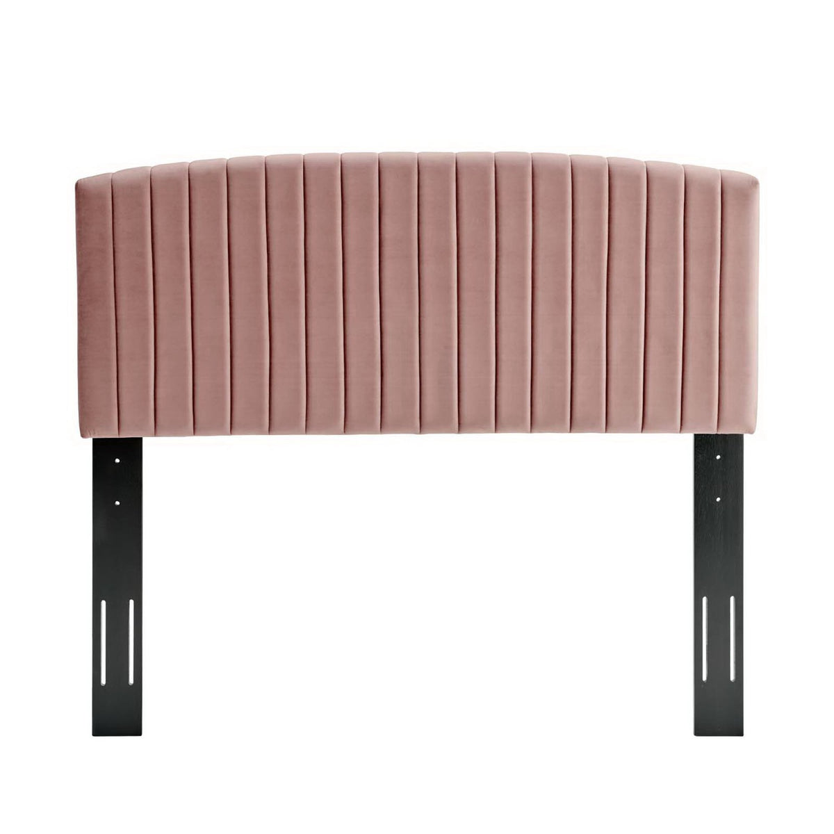 Rebecca Dusty Rose Performance Velvet Full / Queen Headboard - Ornate Home