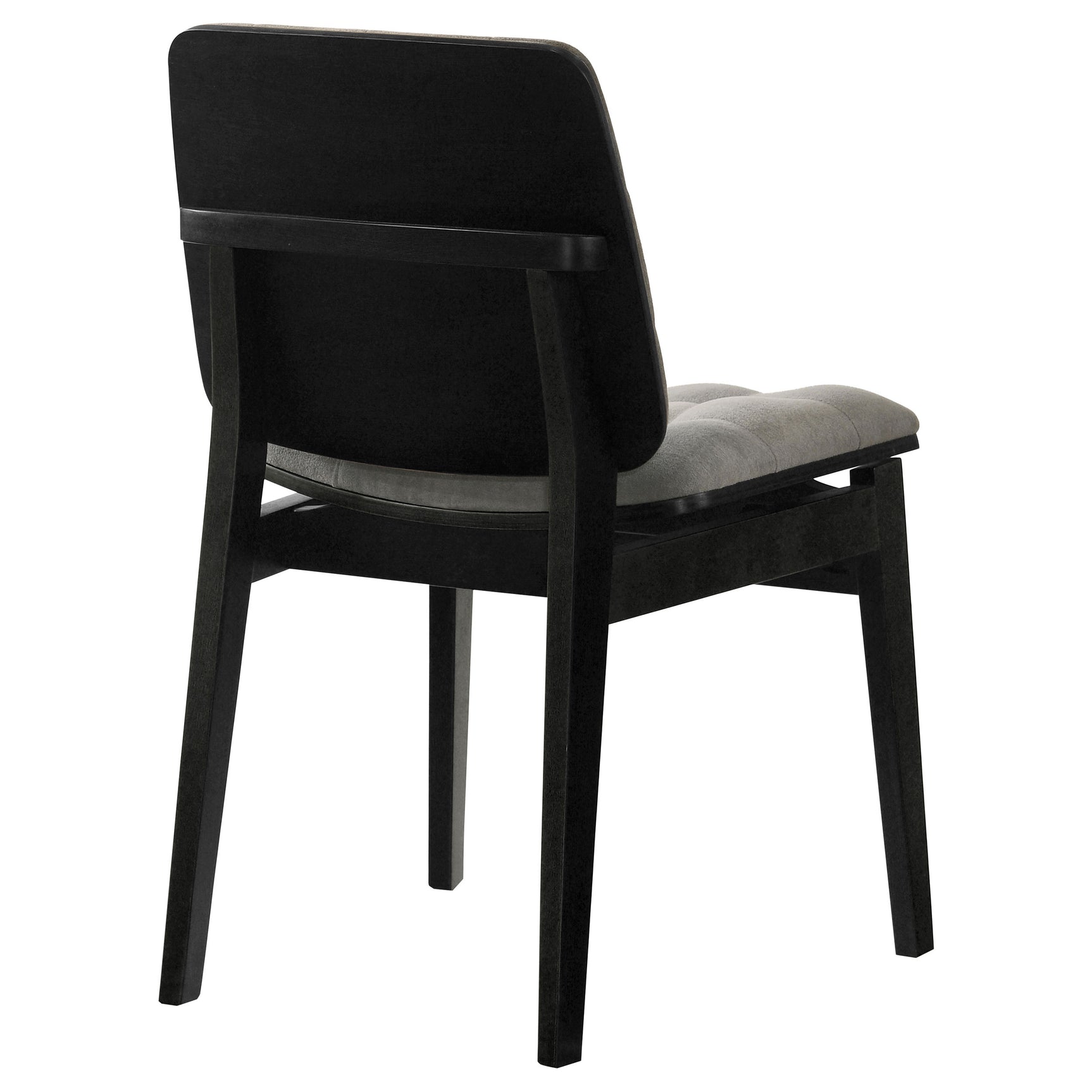 Redbridge Grey/Black Velvet Upholstered Side Chair (Set of 2) - Ornate Home