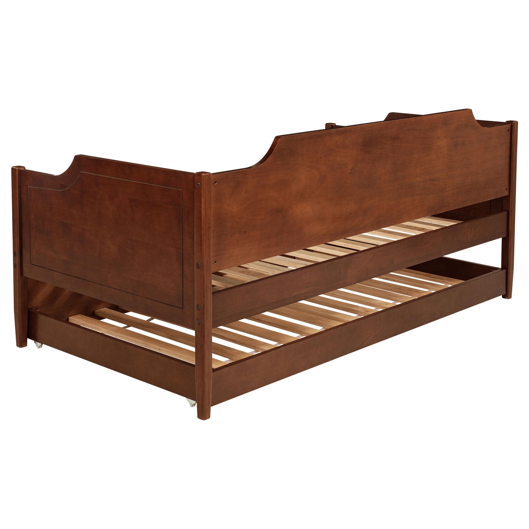 Redding Cherry Wood Twin Daybed With Trundle - Ornate Home