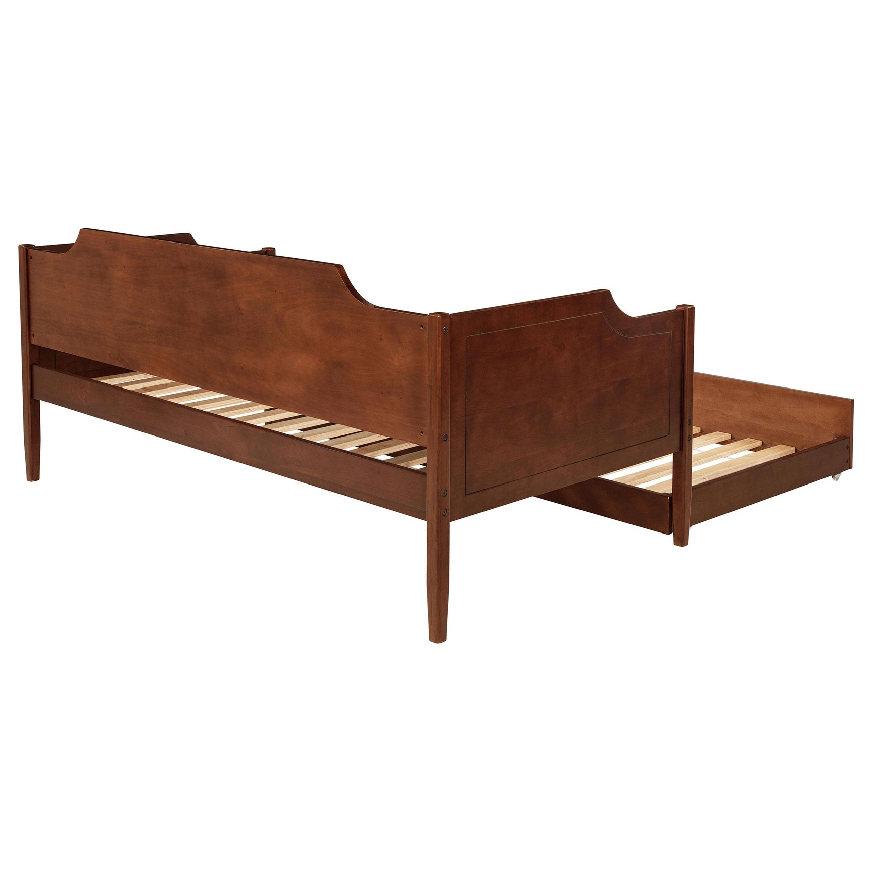 Redding Cherry Wood Twin Daybed With Trundle - Ornate Home