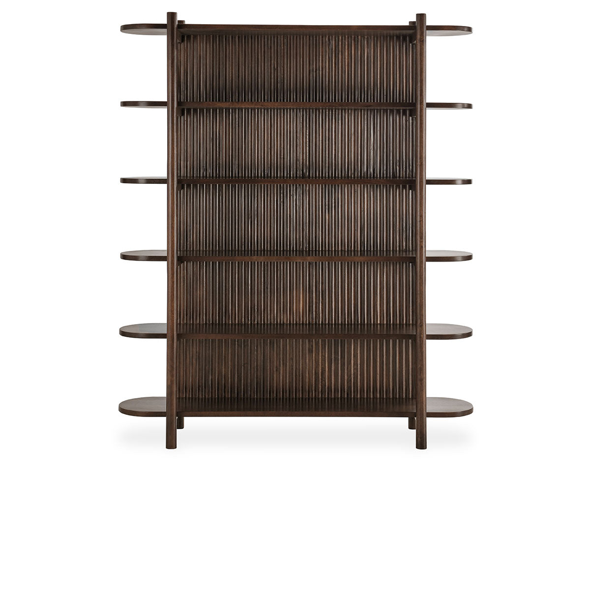 Redford Brown Tall Bookcase - Ornate Home