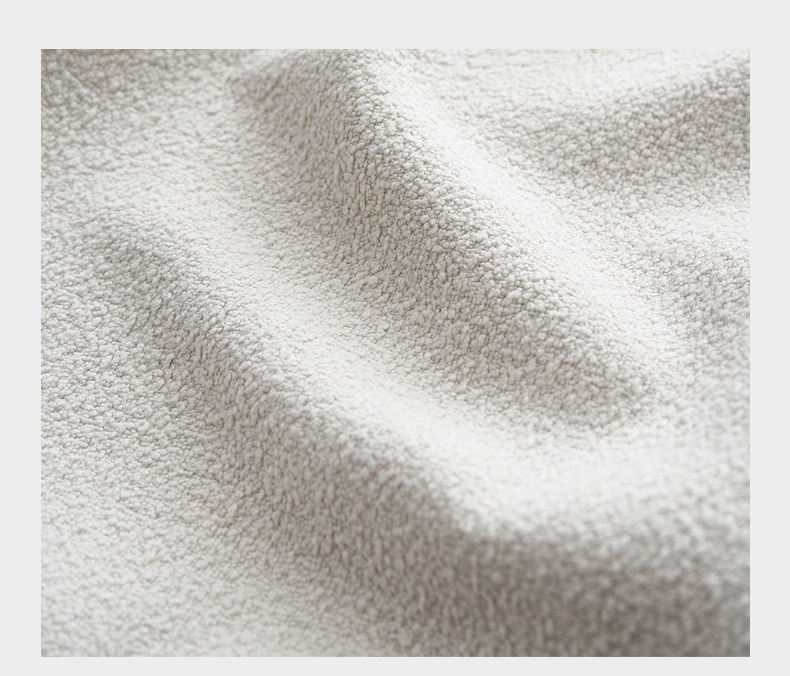 Redondo Ivory Boucle 2pc Curved Sectional Sofa - Ornate Home