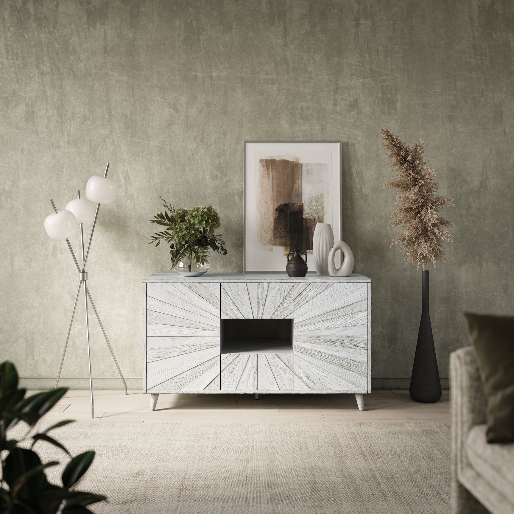 Reece Light Ash 50 Console - Ornate Home
