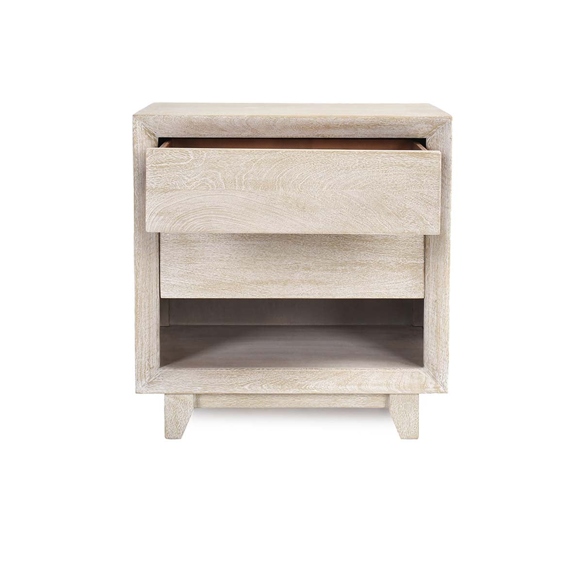 Reece Sand Nightstand - Ornate Home