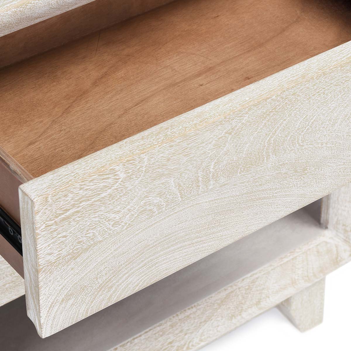 Reece Sand Nightstand - Ornate Home