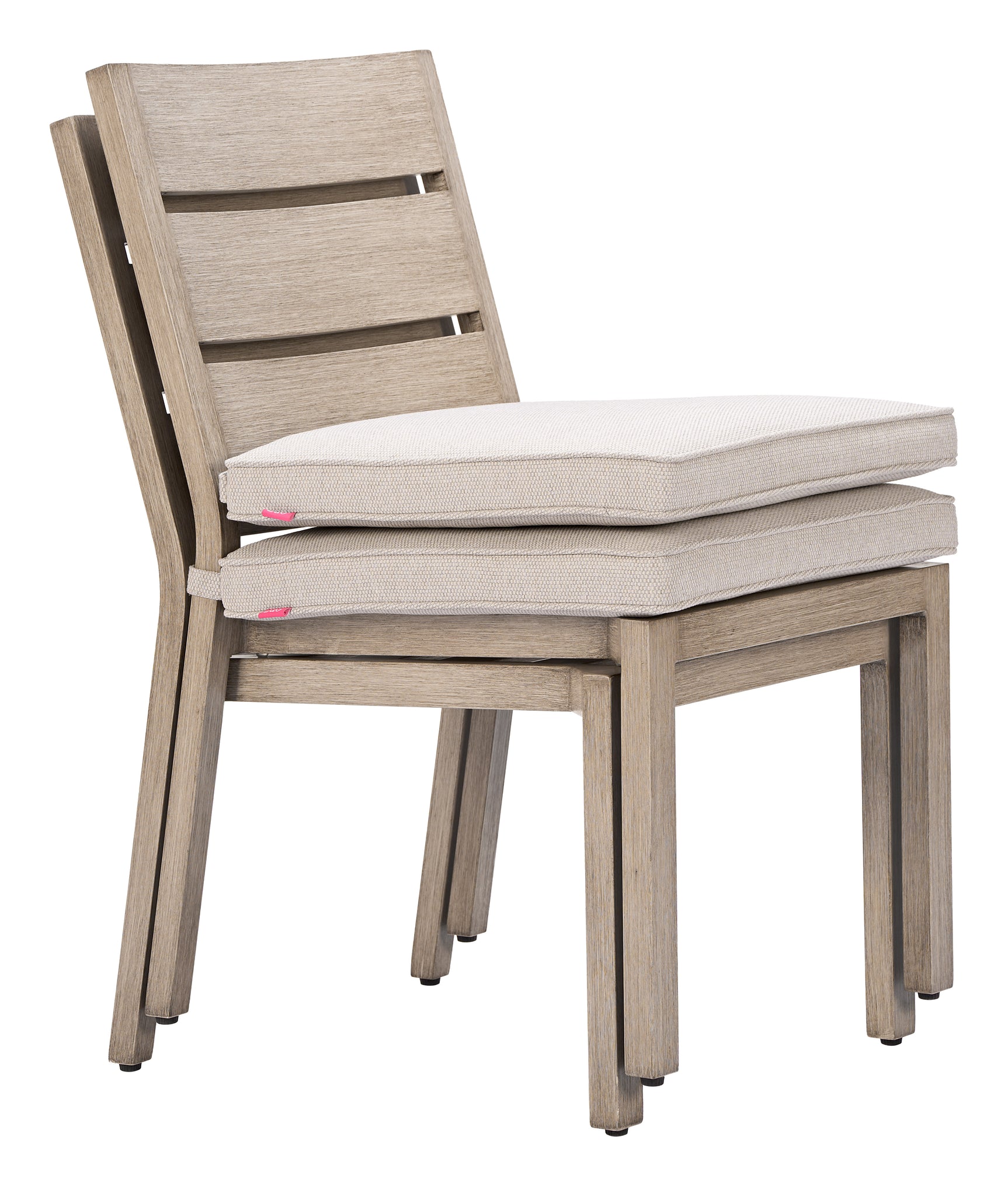 Reefline Gray Armless Dining Chair (Set of 2)