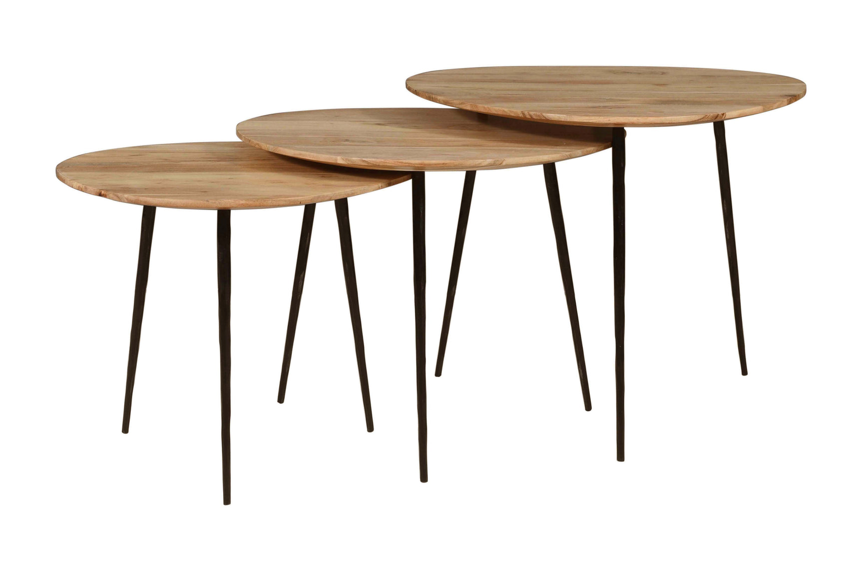 Reeves Natural Nesting Table (Set of 3) - Ornate Home