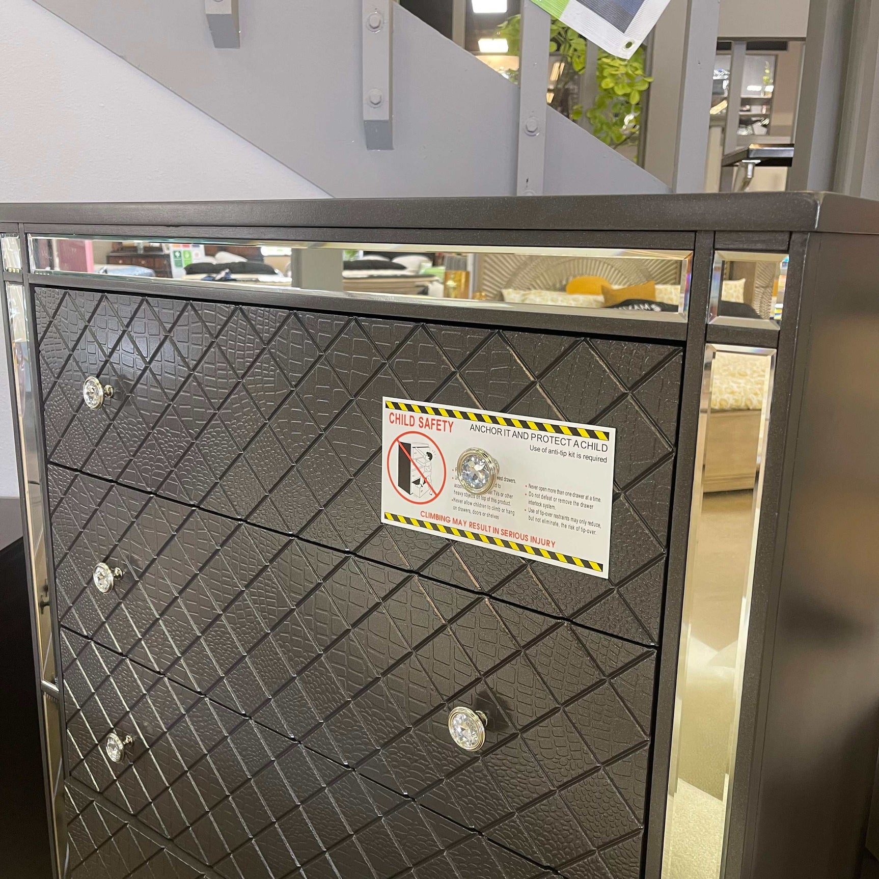 Refino Gray Chest - Ornate Home