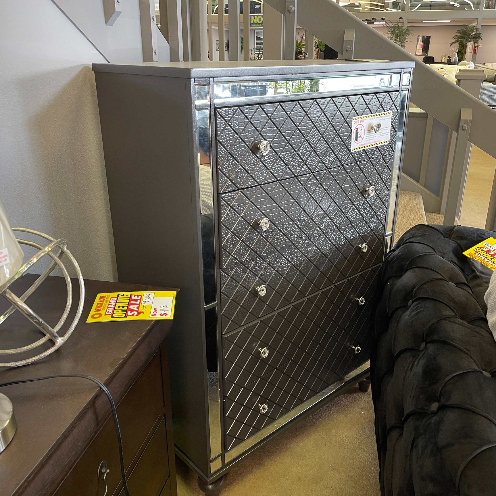 Refino Gray Chest - Ornate Home