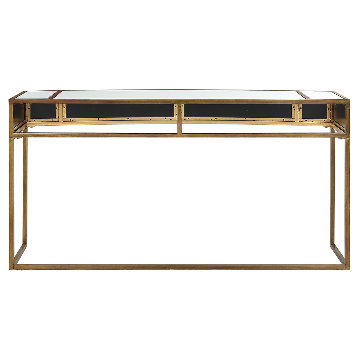 Reflect Gold Mirrored Console Table - Ornate Home
