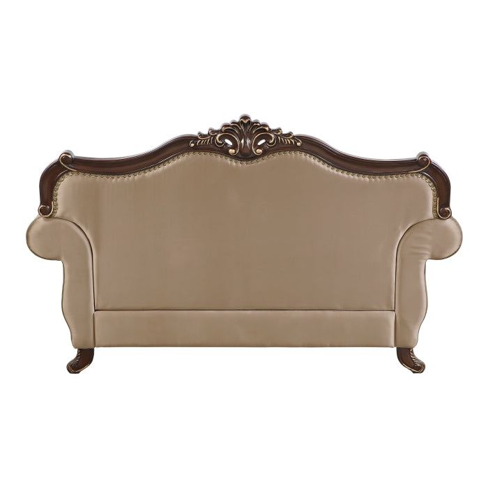 Regal White Loveseat