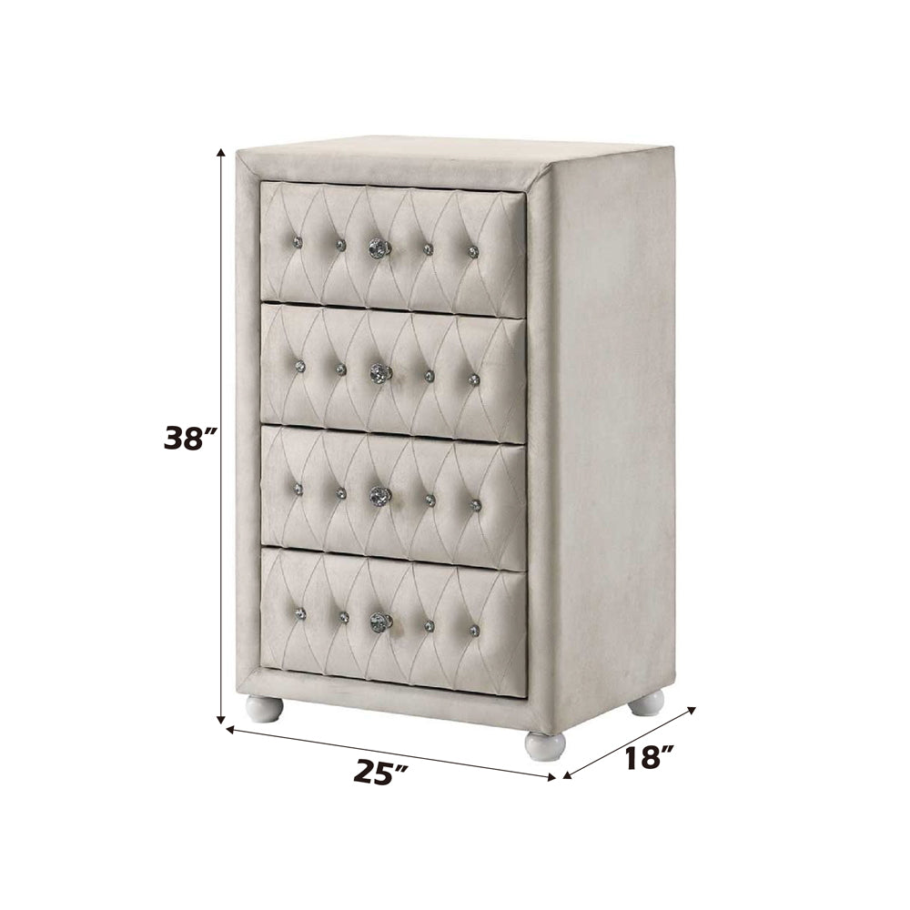 Reggie Beige Chest - Ornate Home