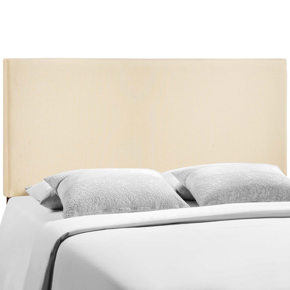 Region Ivory Upholstered Queen Headboard - Ornate Home