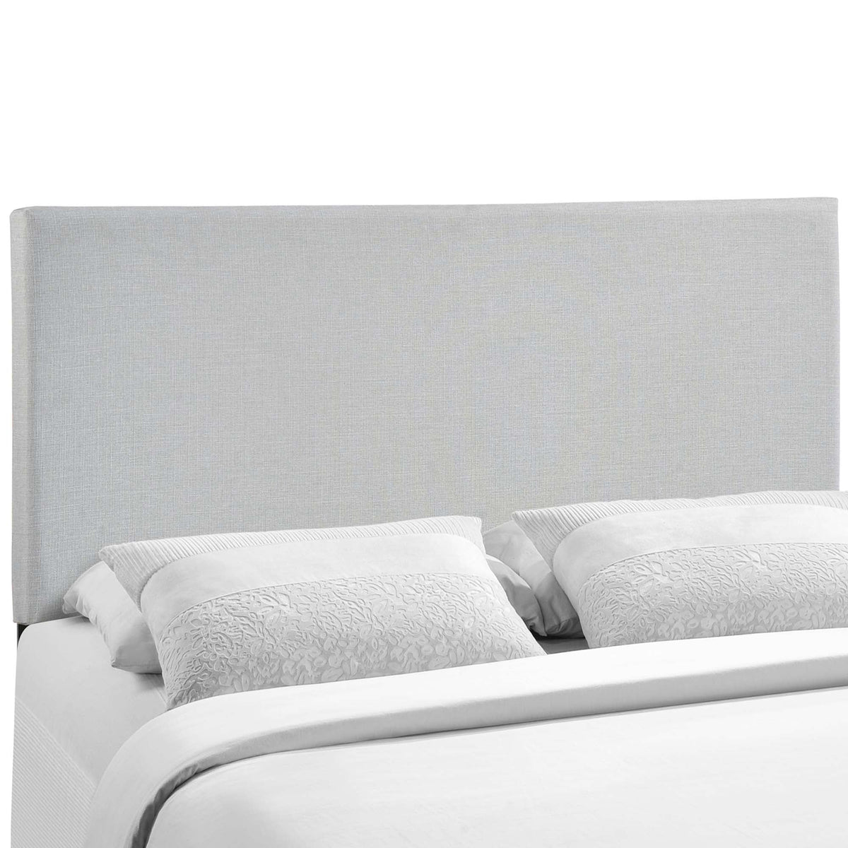 Region Sky Gray Upholstered Queen Headboard - Ornate Home