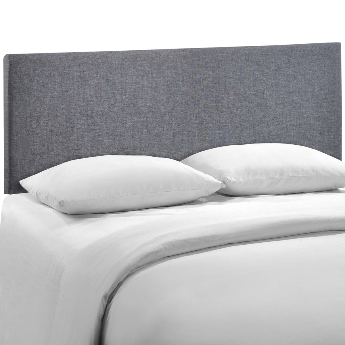 Region Smoke Upholstered Queen Headboard - Ornate Home