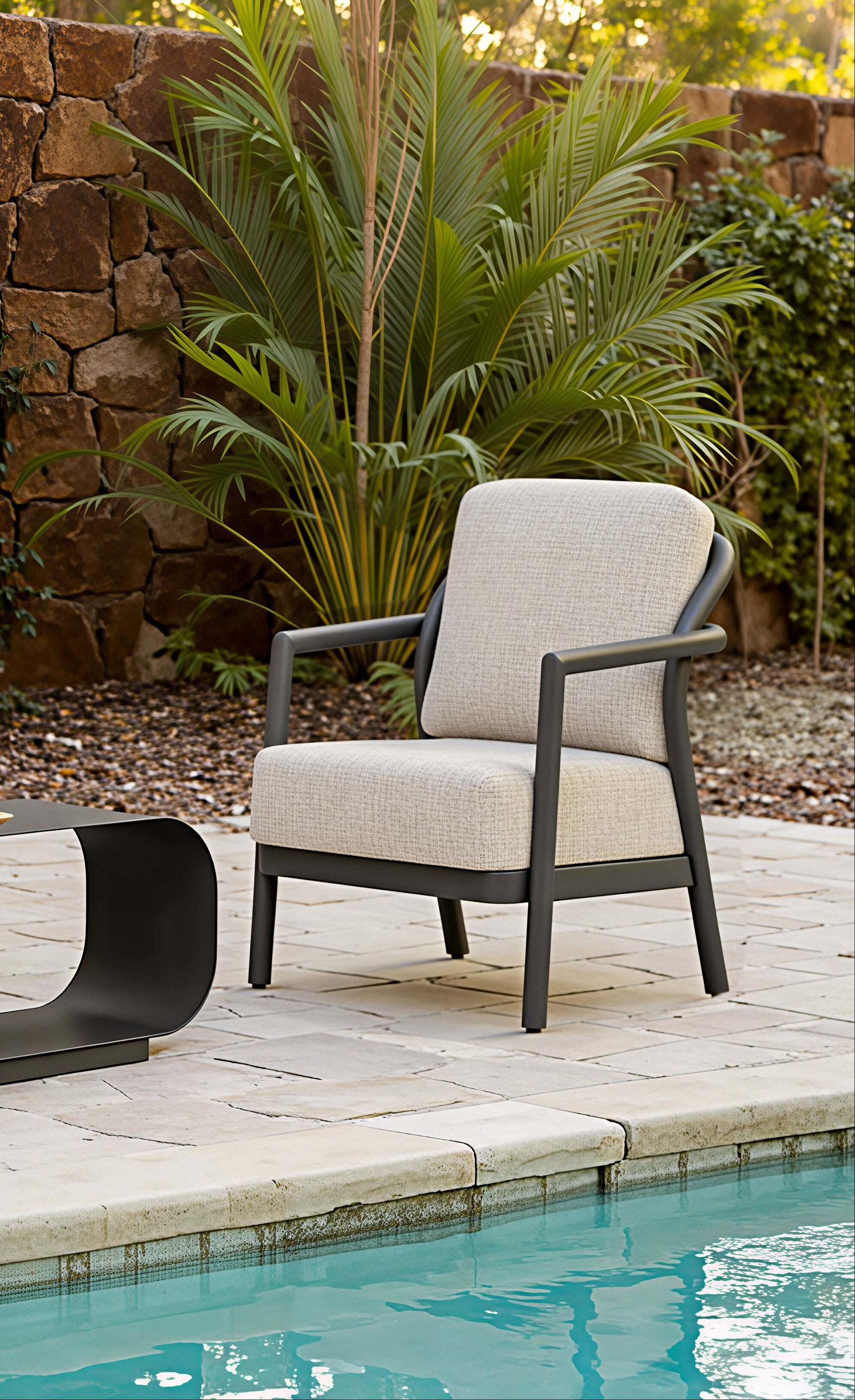 Rein Beige Accent Chair - Ornate Home