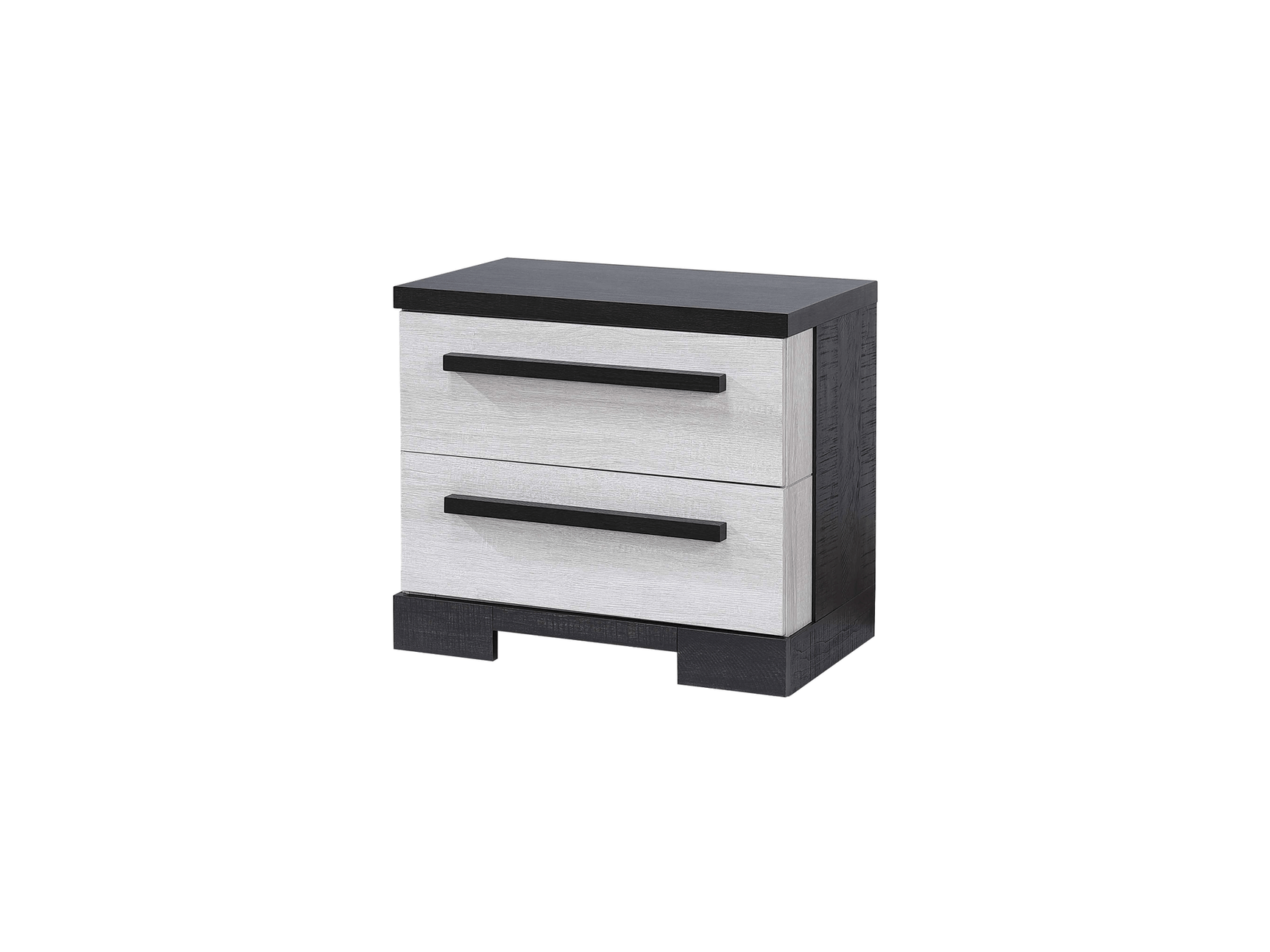 Remington Black/White Nightstand - Ornate Home