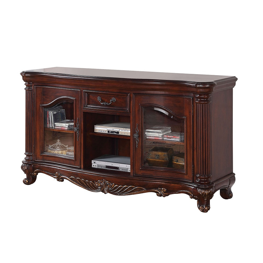 Remington Brown Cherry TV Stand - Ornate Home