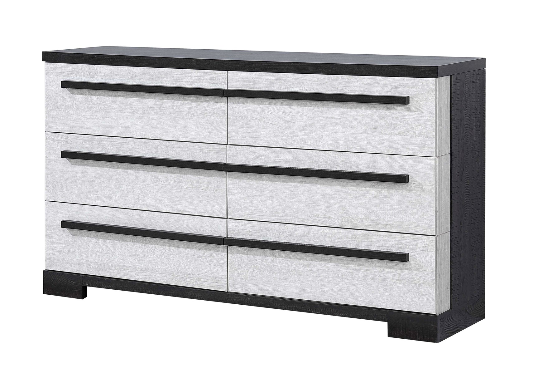Remington Chalk/Ebony Panel Bedroom Set - Ornate Home