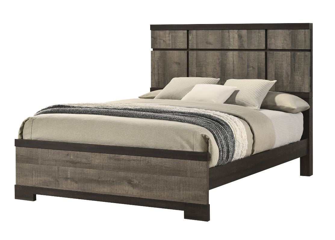 Remington Rustic Gray/Dark Ebony Bedroom Sets - Ornate Home