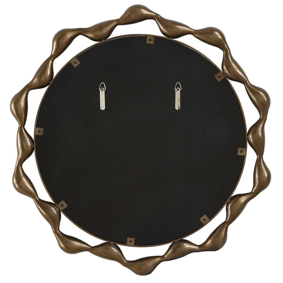 Remolino Bronze Round Mirror - Ornate Home