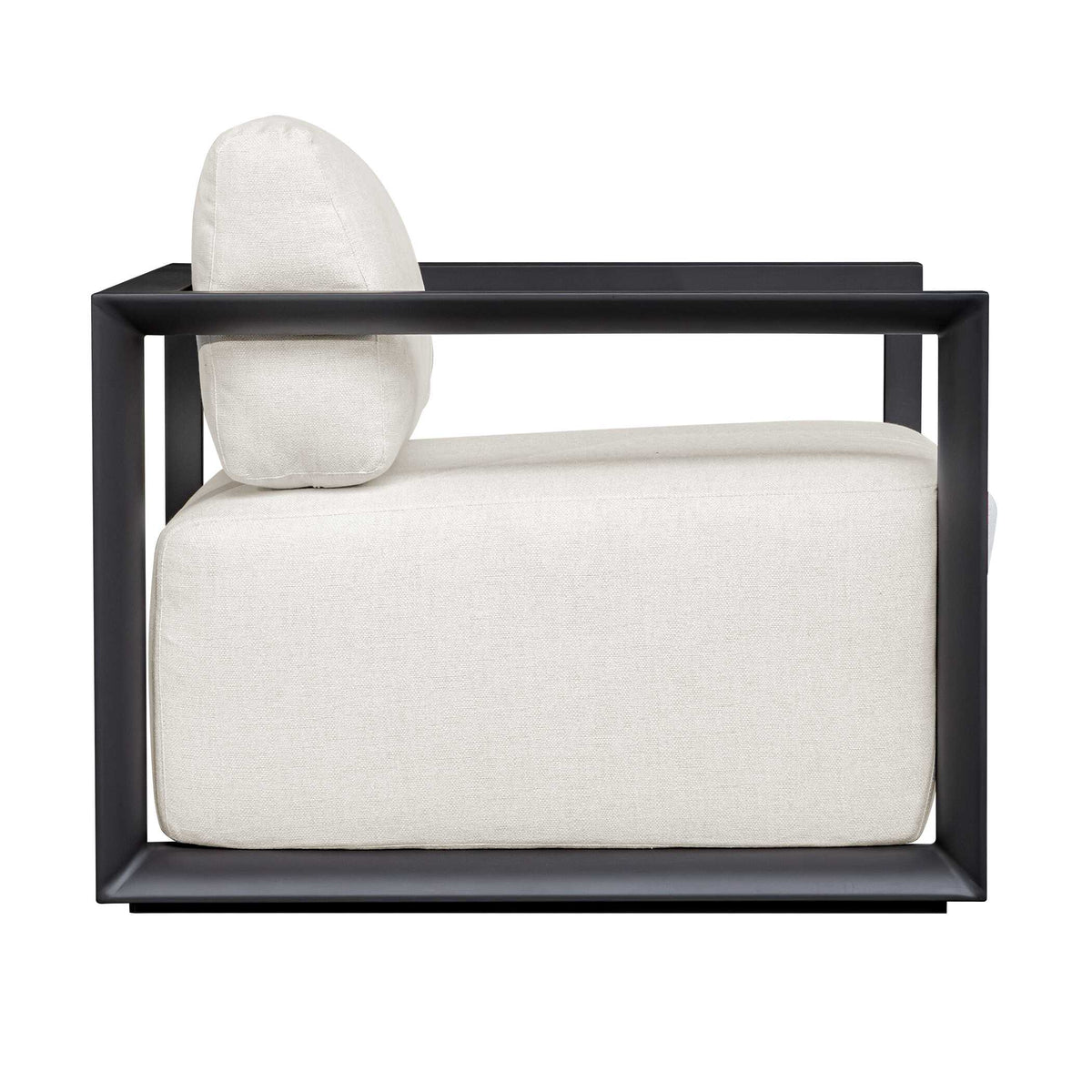 Remsen Black/Oyster Outdoor Lounge Chair - Ornate Home
