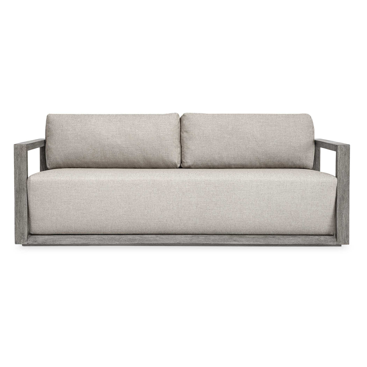 Remsen Weathered Gray/Dove Outdoor Sofa - Ornate Home