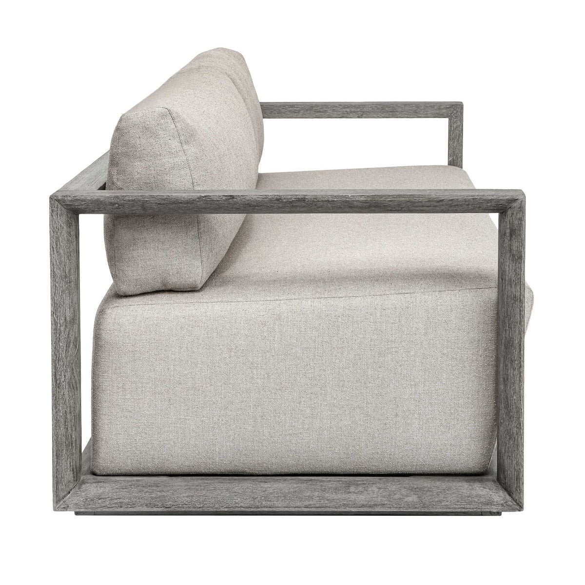 Remsen Weathered Gray/Dove Outdoor Sofa - Ornate Home