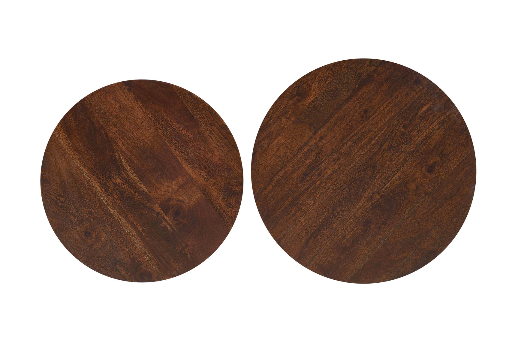 Remy Gunmetal/Brown Nesting Table (Set of 2) - Ornate Home