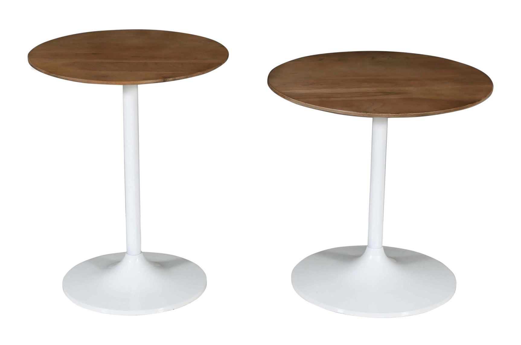 Remy White/Brown Nesting Table (Set of 2) - Ornate Home