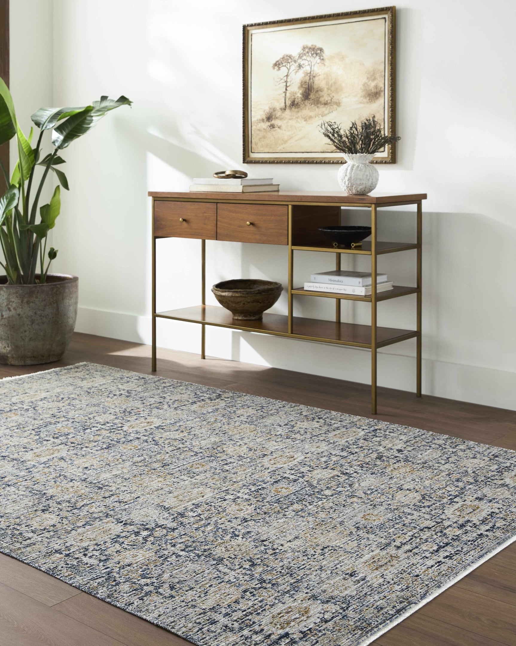 Ren Outdoor Machine Woven Becki Owens x LIVABLISS BOMG-2300 Washable Area Rug - Ornate Home