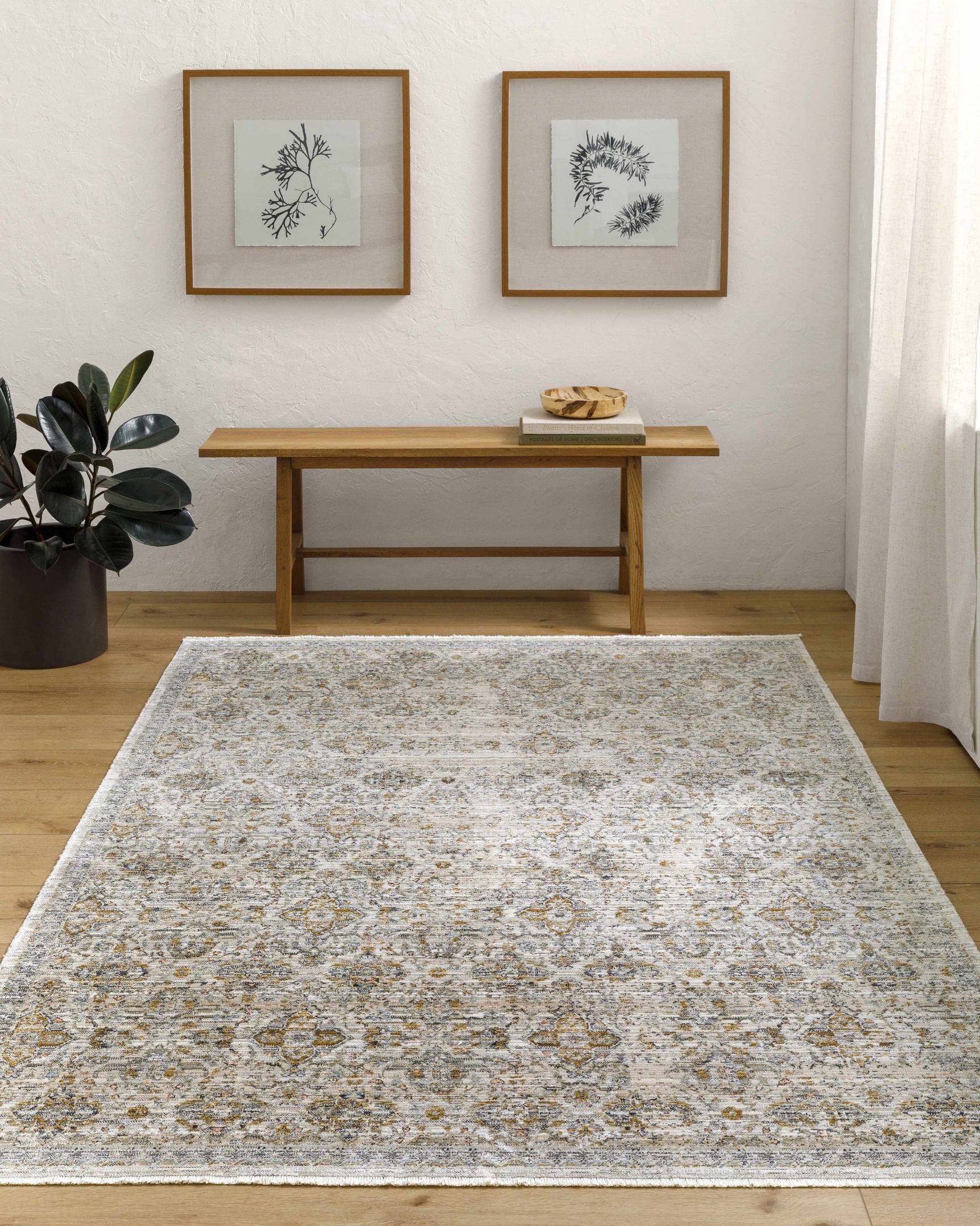 Ren Outdoor Machine Woven Becki Owens x LIVABLISS BOMG-2306 Washable Area Rug - Ornate Home