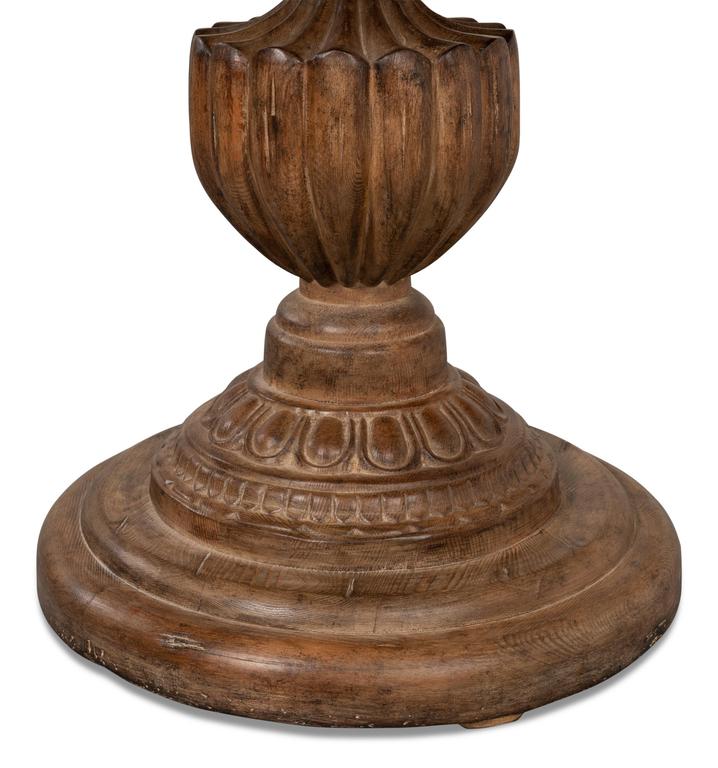 Renaissance Brown Pedestal Dining Table - Ornate Home