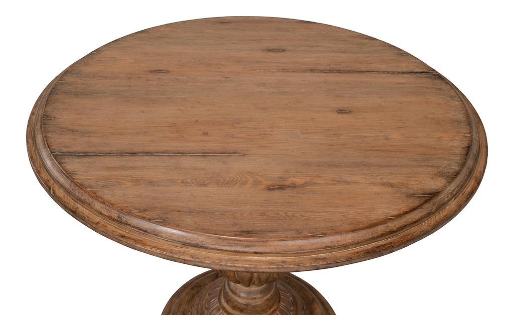 Renaissance Brown Pedestal Dining Table - Ornate Home