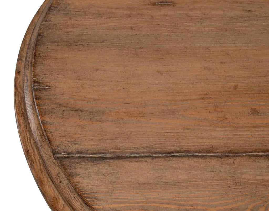 Renaissance Brown Pedestal Dining Table - Ornate Home