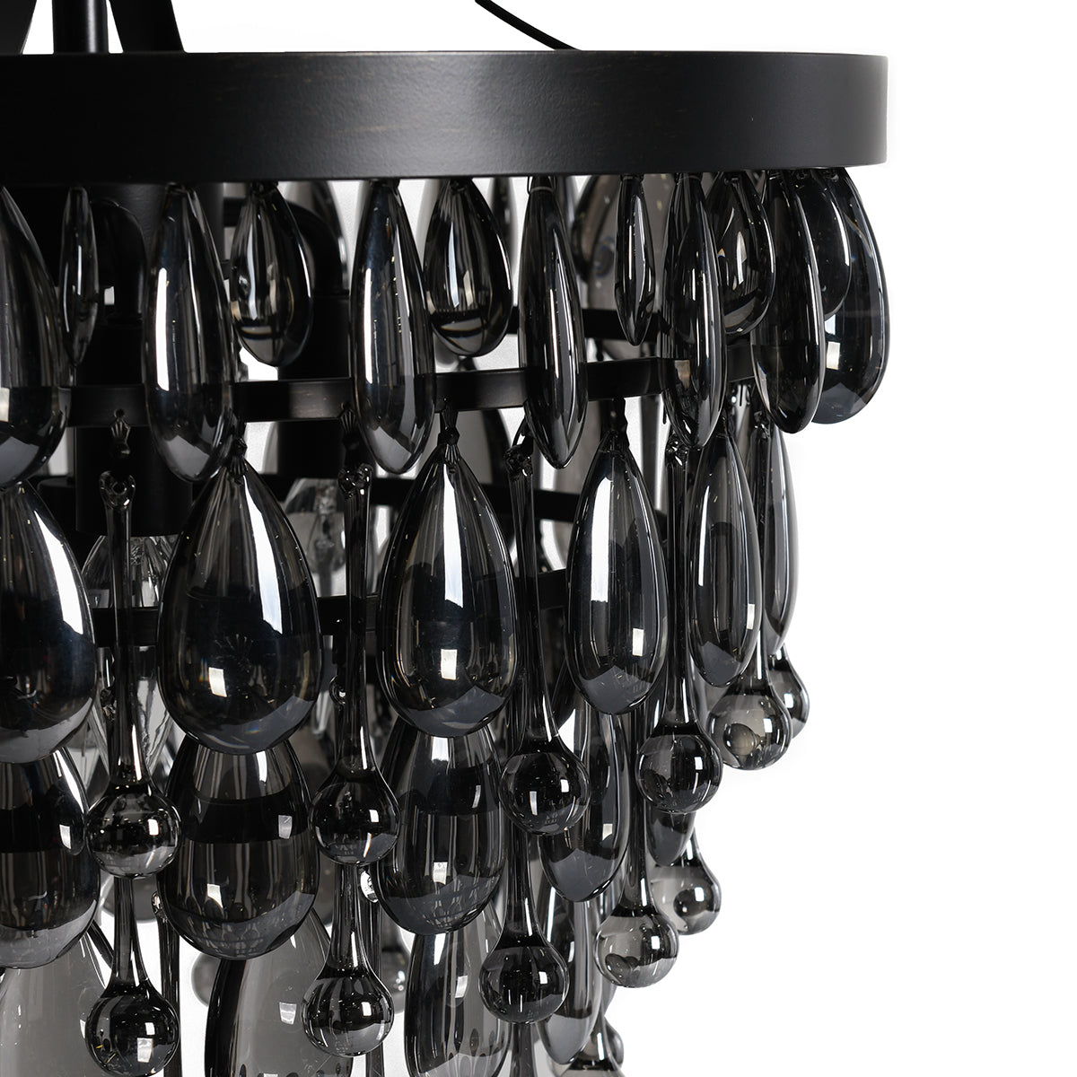 Renata Black Chandelier - Ornate Home