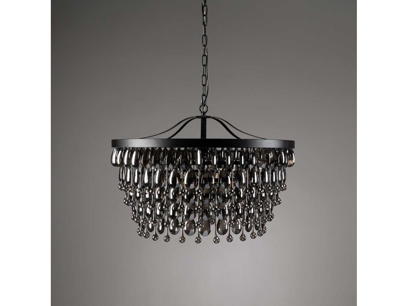 Renata Black Chandelier - Ornate Home