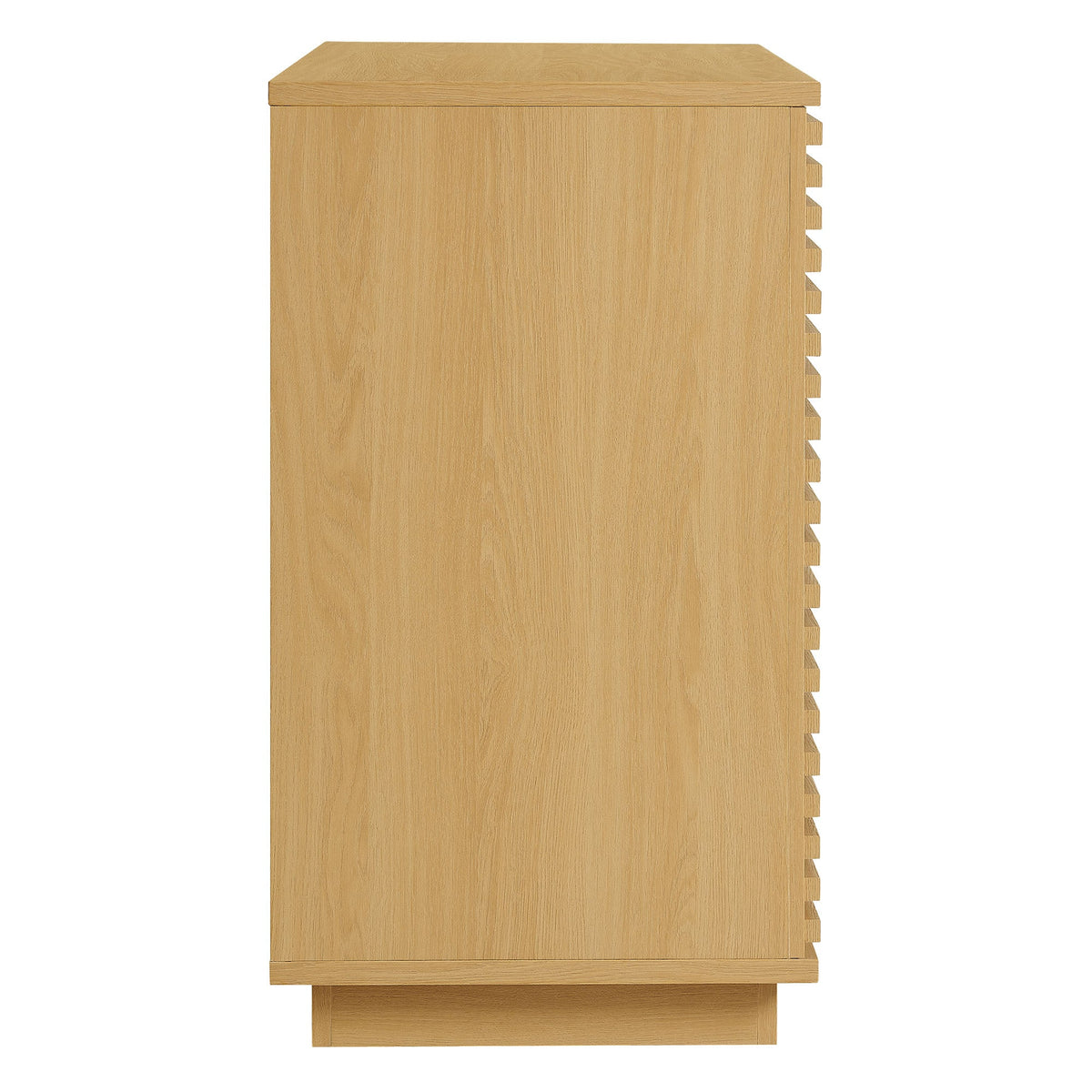 Render Oak 2-Door Fluted Accent Cabinet - Ornate Home