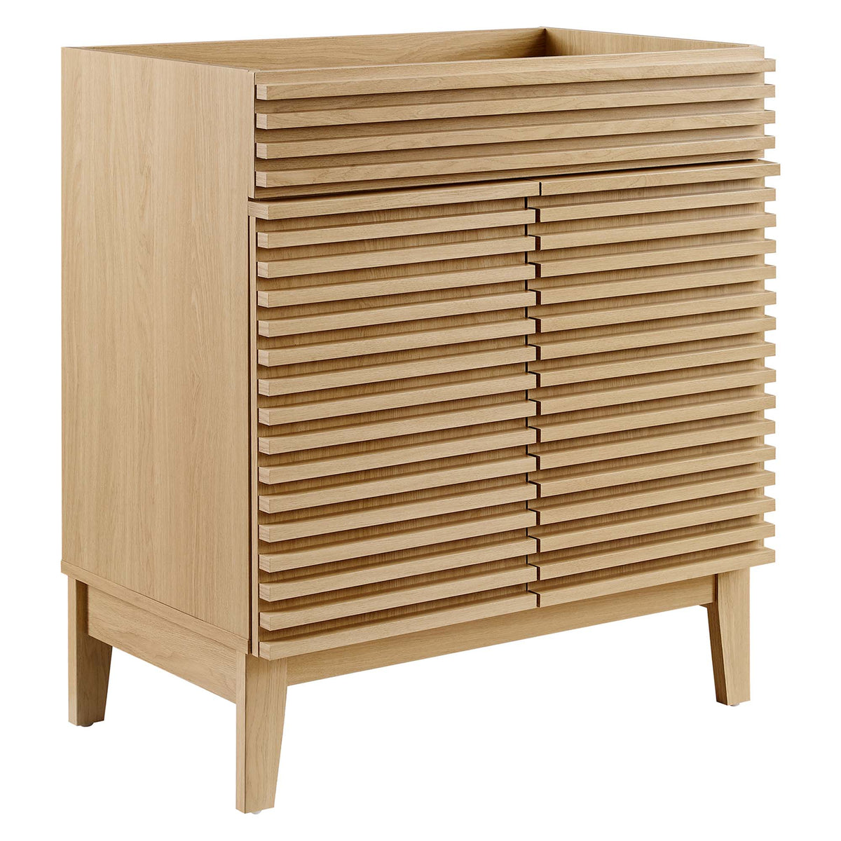 Render Oak 30" Bathroom Vanity Cabinet (Sink Basin Not Included) - Ornate Home